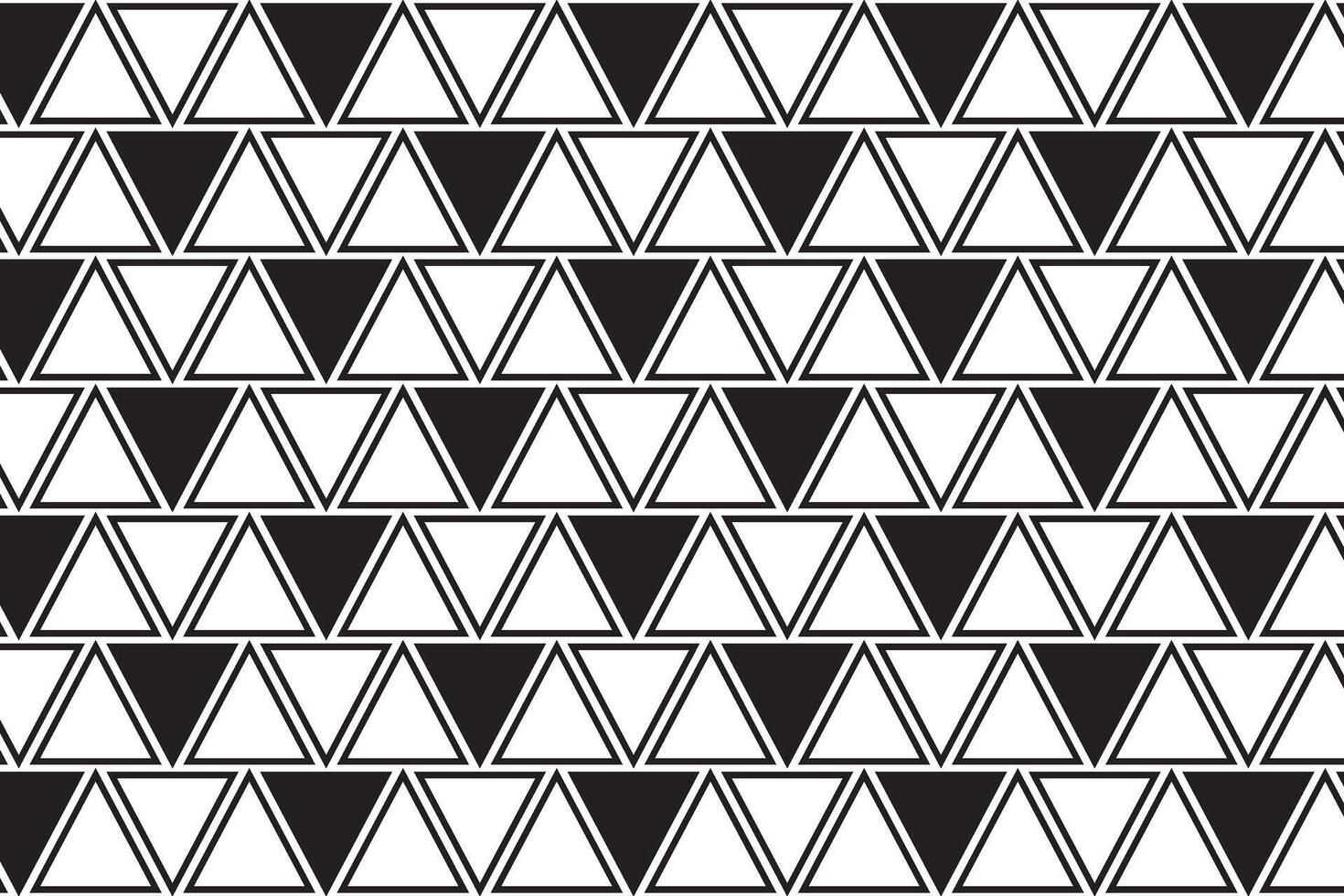 simple abstract black color triangle pattern a black and white diamond shaped vector
