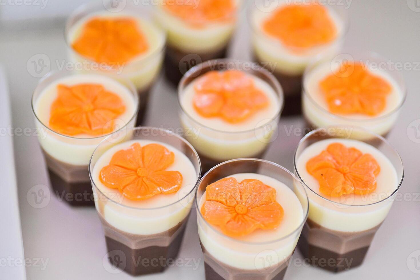Elegant Sweets Display at Wedding Reception photo