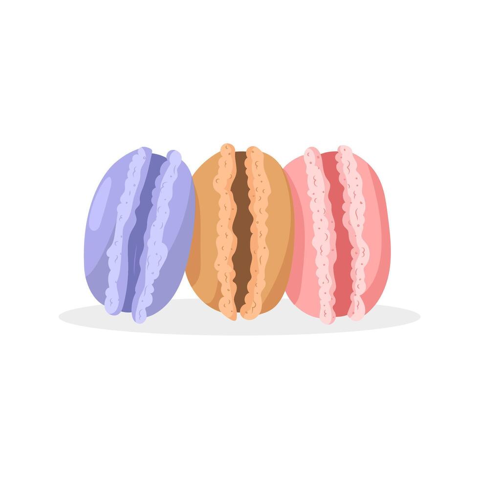 Illustration of macarons vector