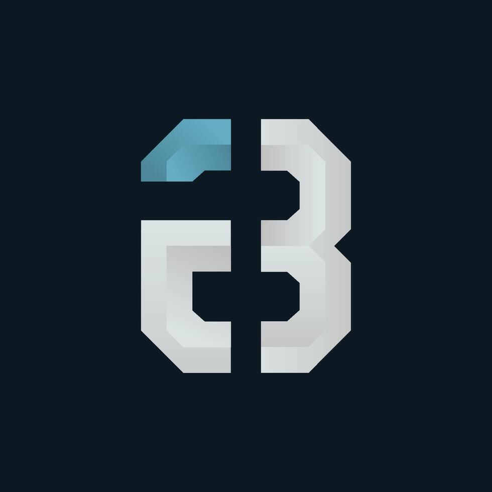 BE ,EB ,B ,E Abstract Letters Logo Monogram vector
