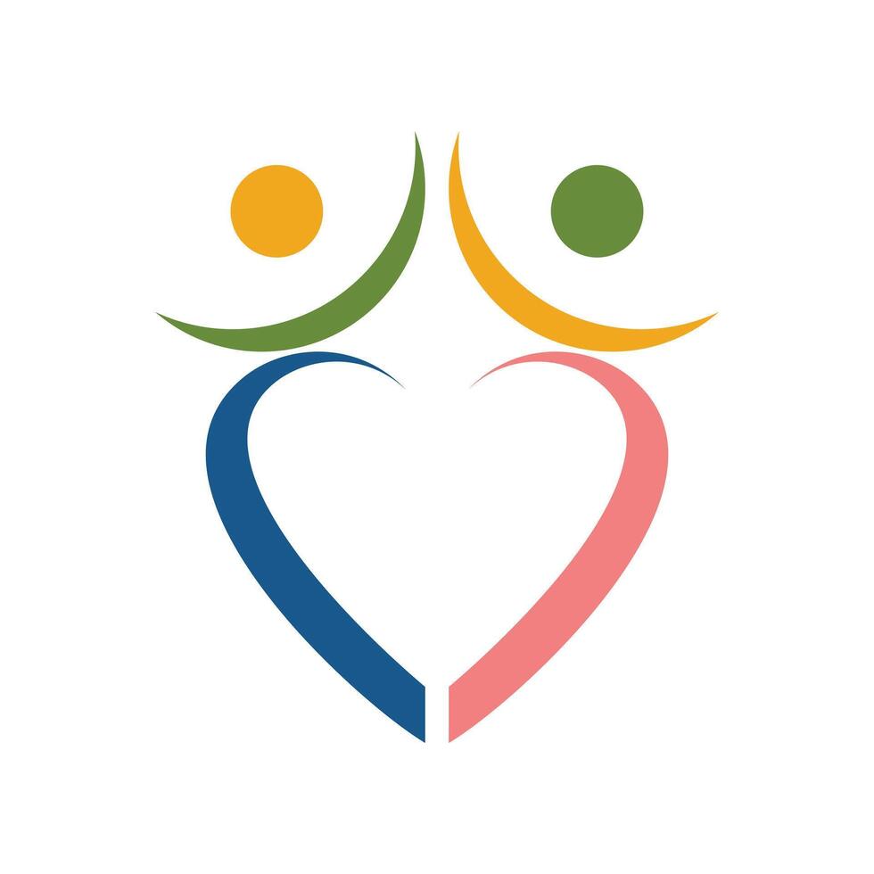 healthy life icon logo design template vector