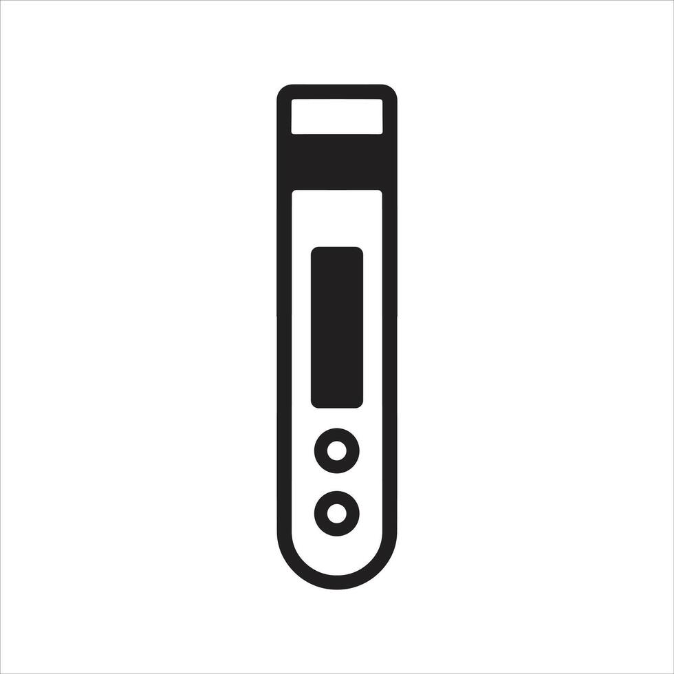 Rapid antigen test. Test strip icon vector