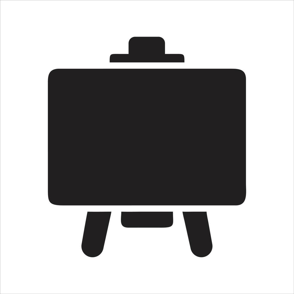 Easel. Art board icon. Canvas icon vector