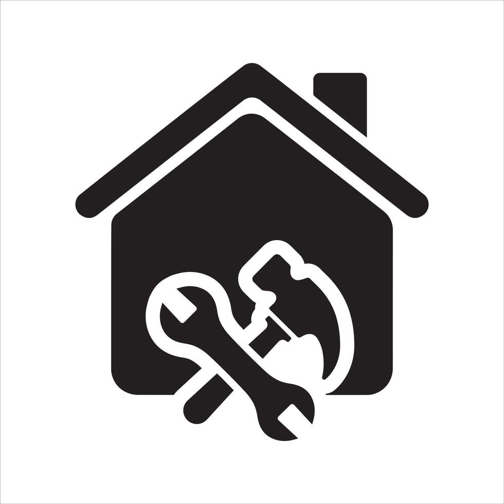 Home renovation icon vector
