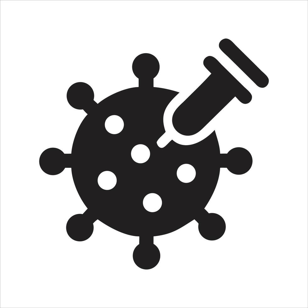 Coronavirus rapid test icon. COVID-19 self test. Rapid antigen test. Test strip icon vector