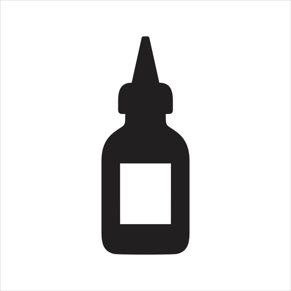 Nasal spray icon. Cold, running nose, medicine icon vector
