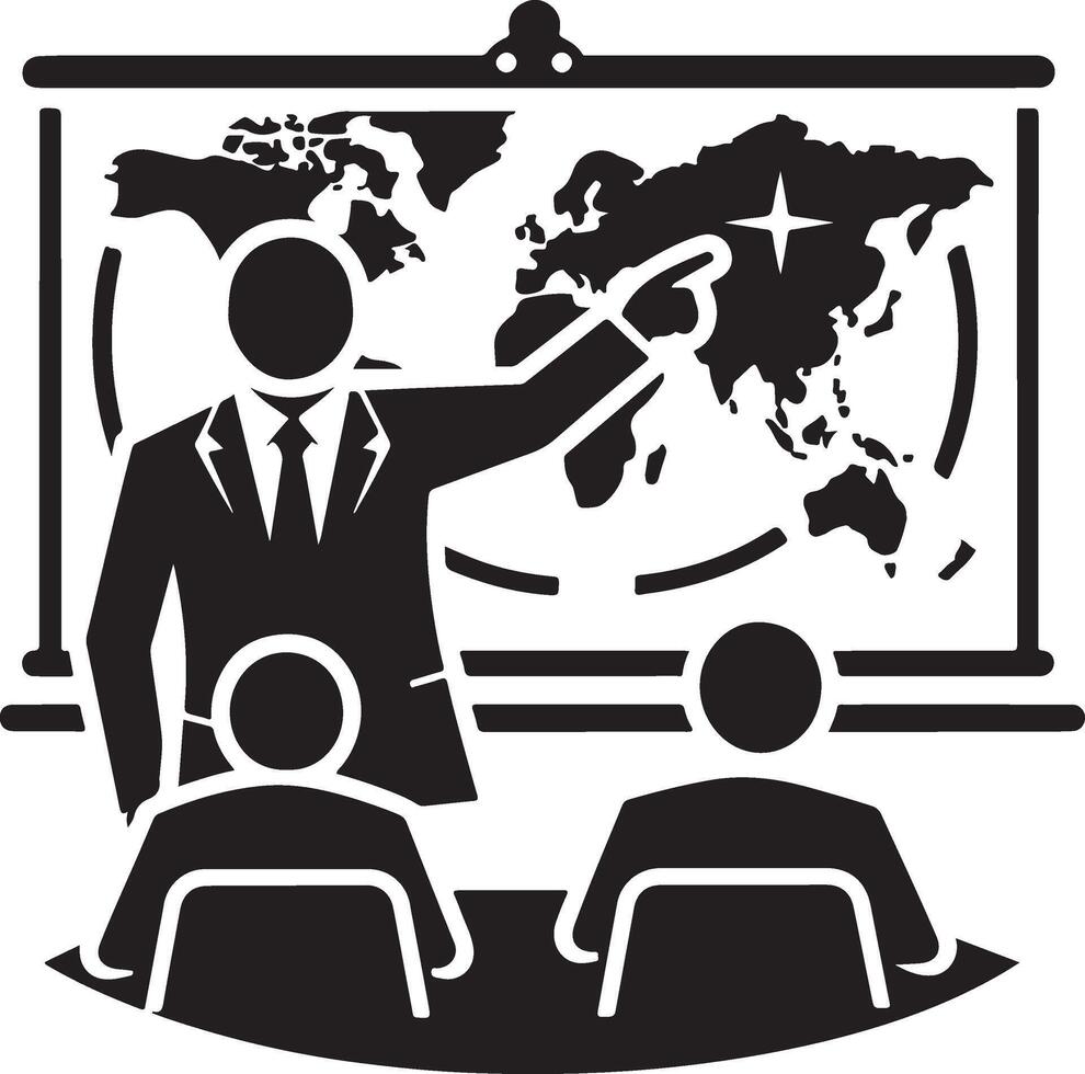 Figurs with maps silhouette. vector