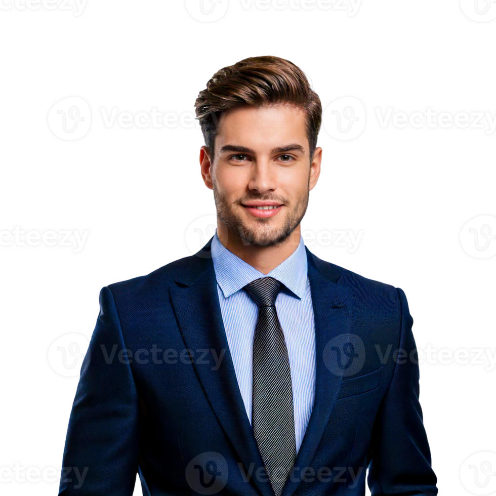 portrait of a businessman with tie png
