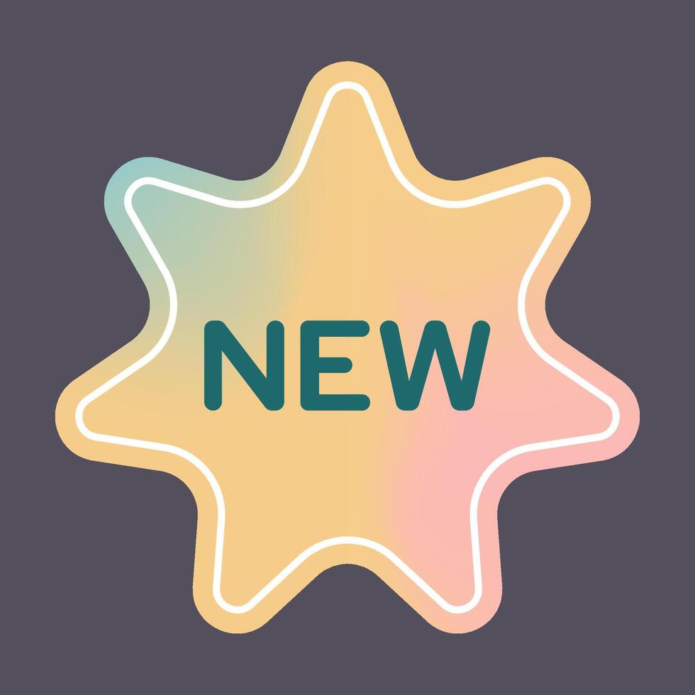 Template banner shopping New badge vector