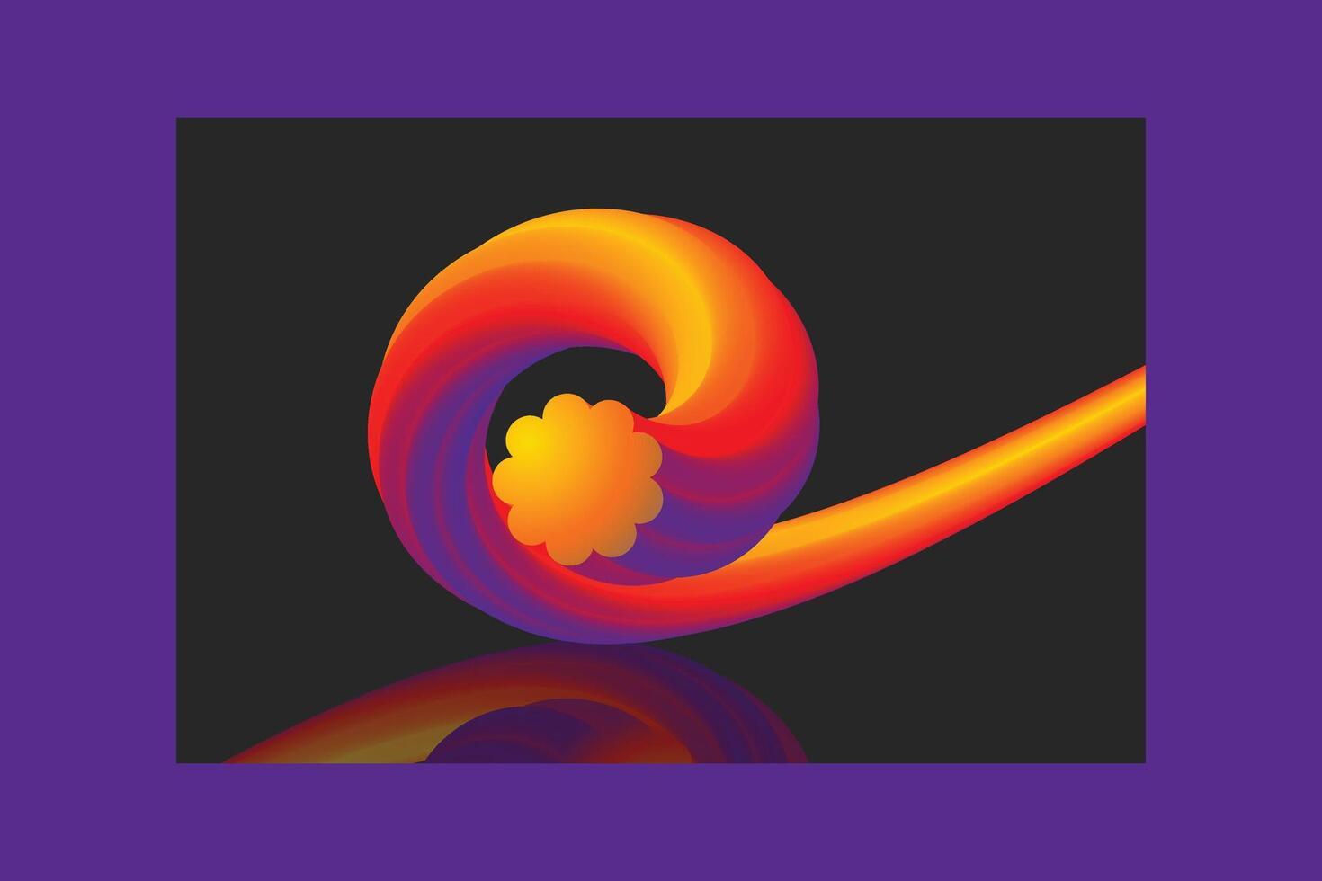 A dynamic 3D fluidity background in black, yellow, and orange features smooth, flowing shapes that create a vibrant and energetic visual impact. vector