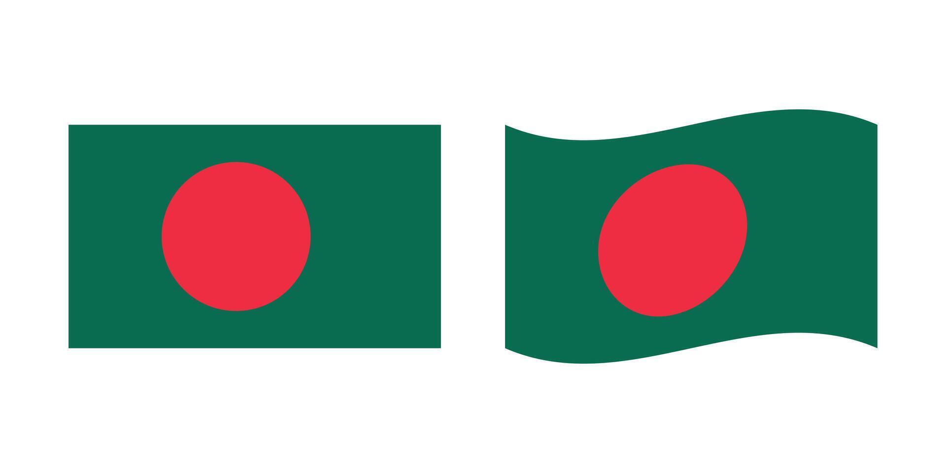 Bangladesh National Flag Design vector