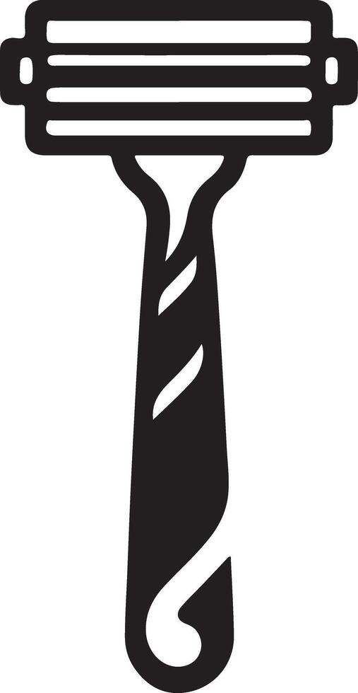 High-Quality Razor Silhouette Design for Creative Uses vector
