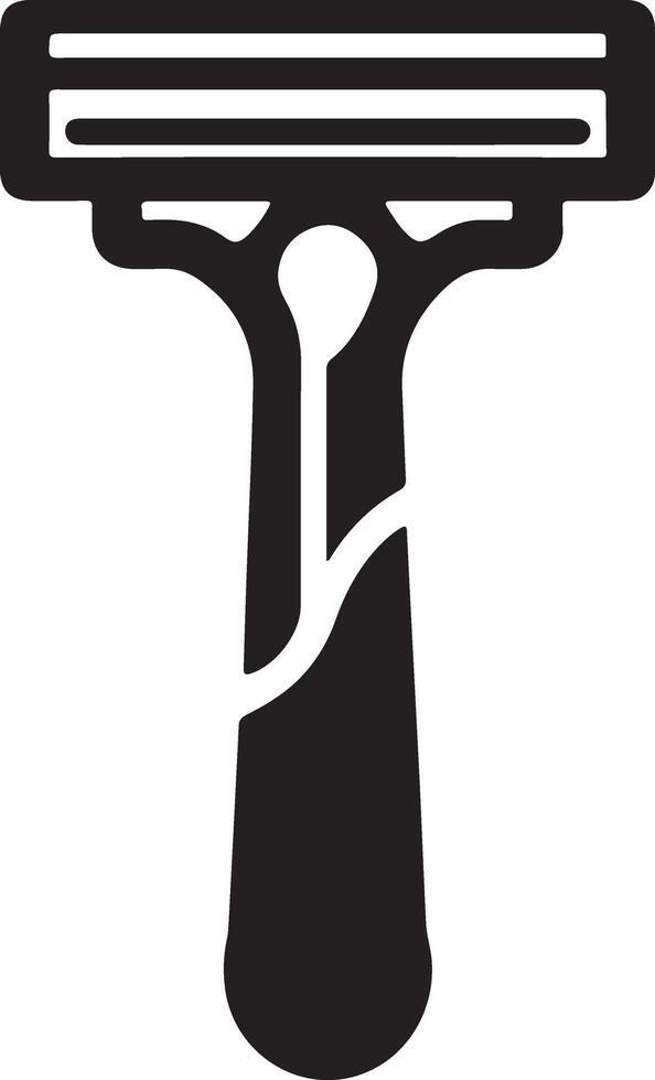 Premium Razor Silhouette Design for Print and Digital Media vector