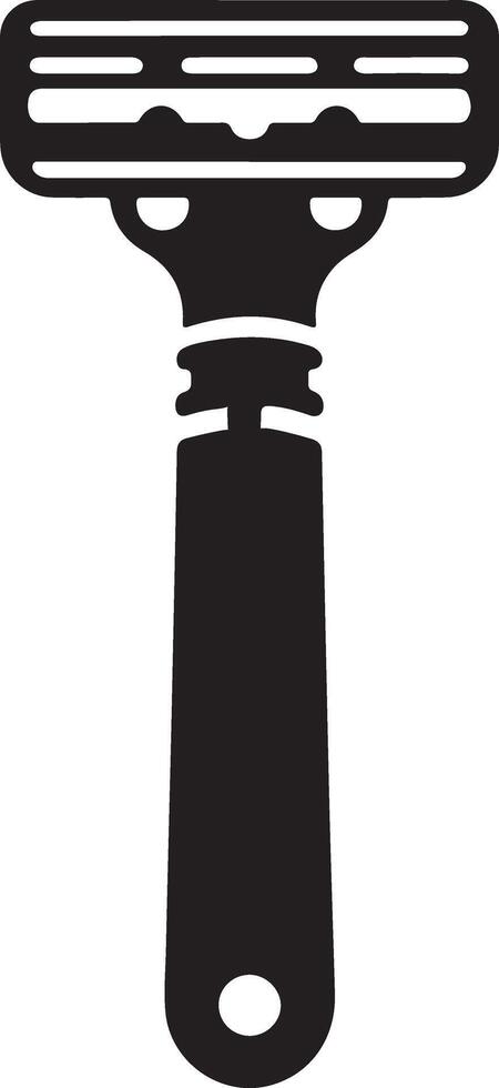 Unique Razor Silhouette Design for Your Art Collection vector