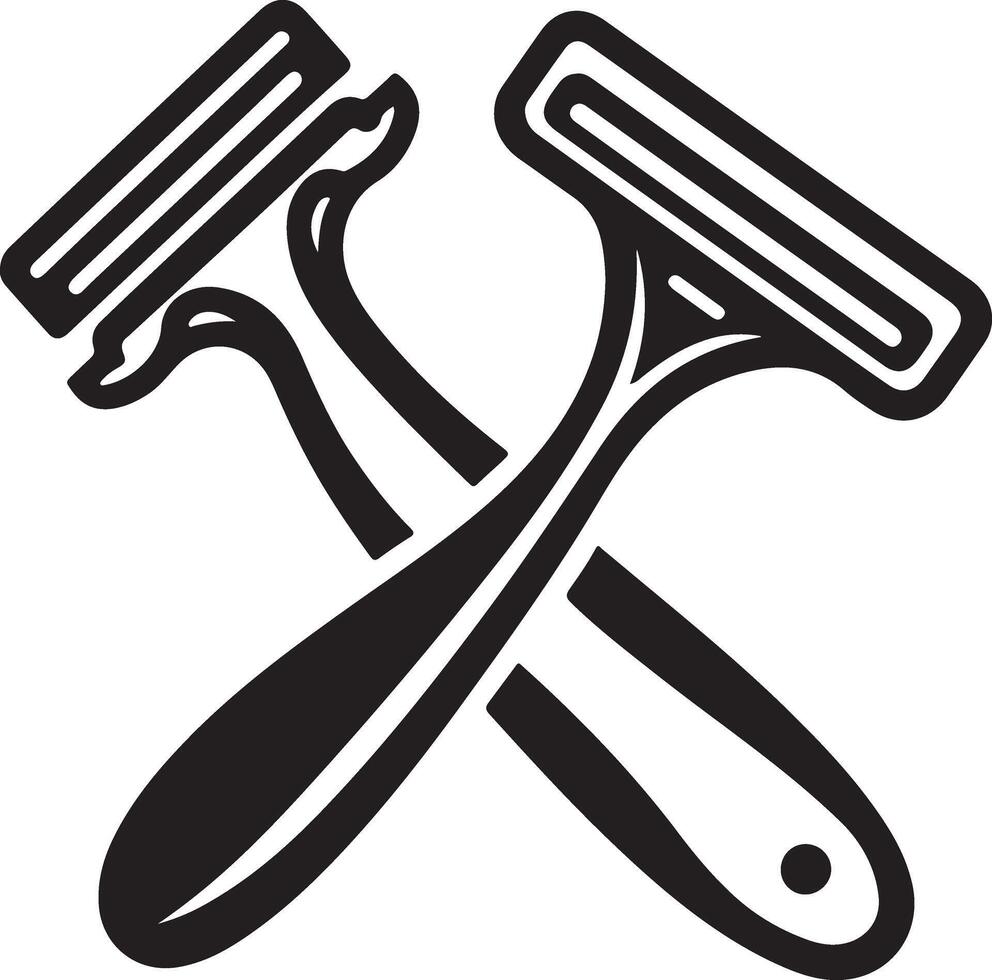 Discover Versatile Razor Silhouette Design for All Projects vector