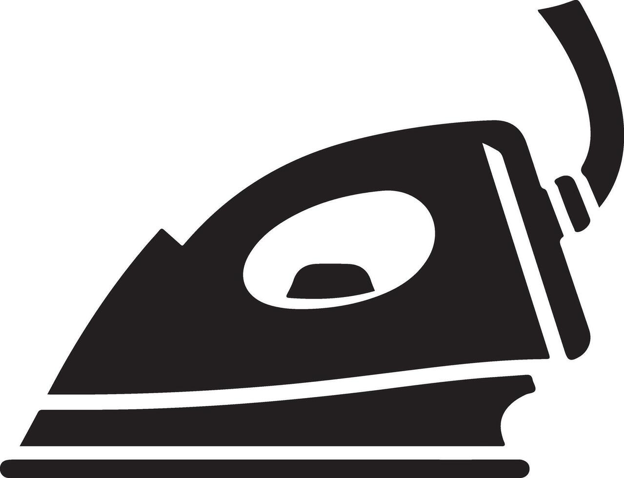 High Quality Steam Iron Silhouette Design for Your Art Needs vector