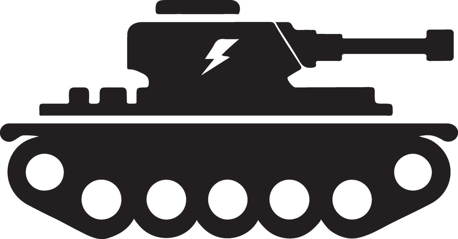 Professional Tank Silhouette Design For Branding and Marketing vector