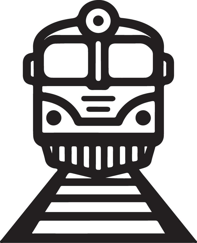 Train Railway Silhouette Designs for Your Creative Needs vector