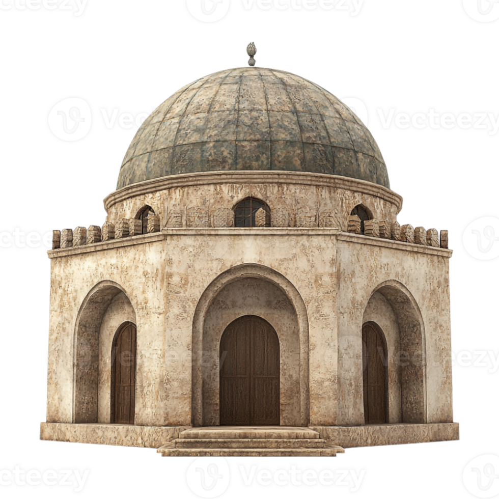 An old building with a dome on top png