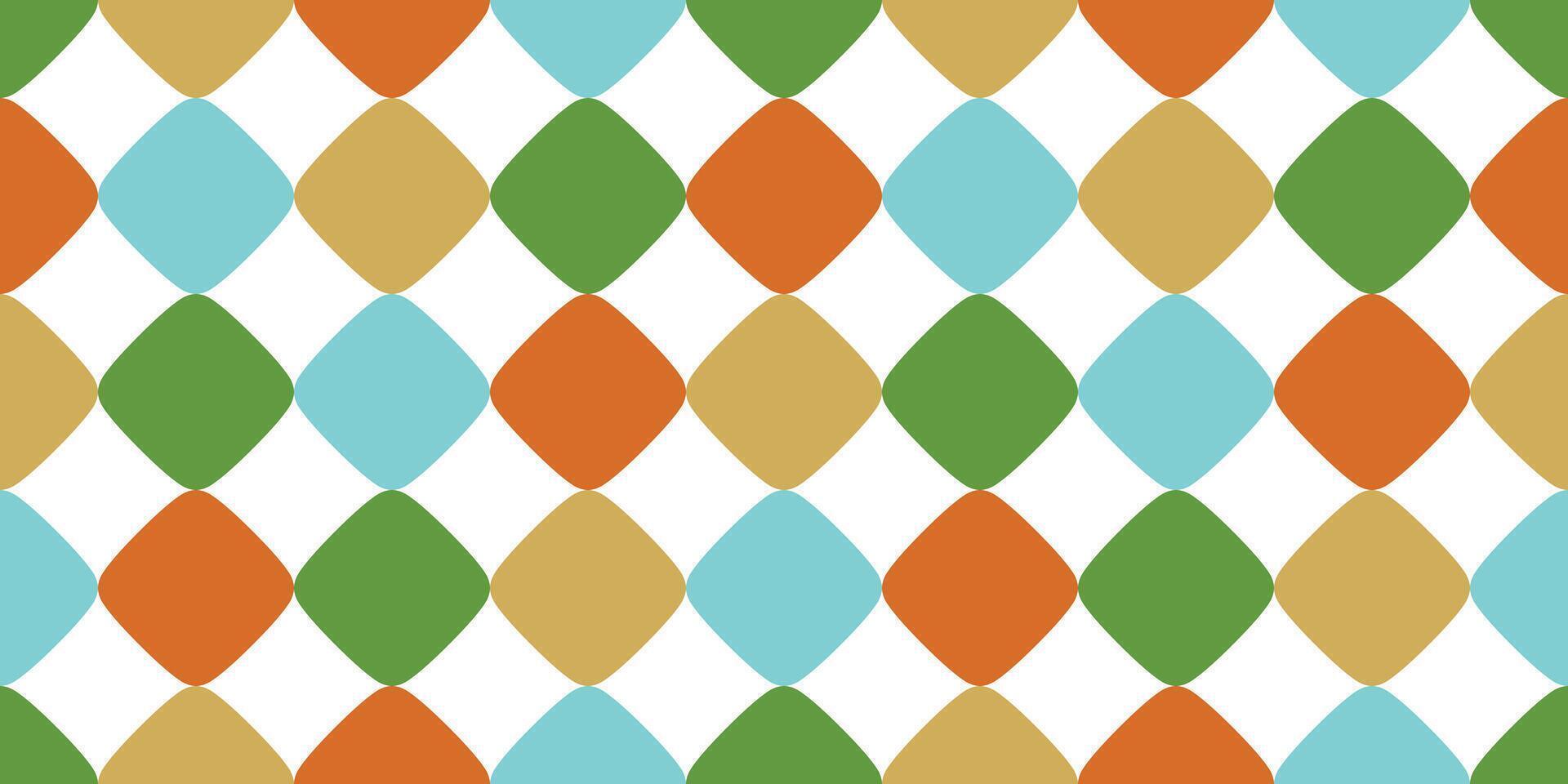 checked seamless pattern diamond shaped quadrangle rhombus circus cartoon doodle gift wrapping paper tile background repeat wallpaper scarf isolated illustration design vector