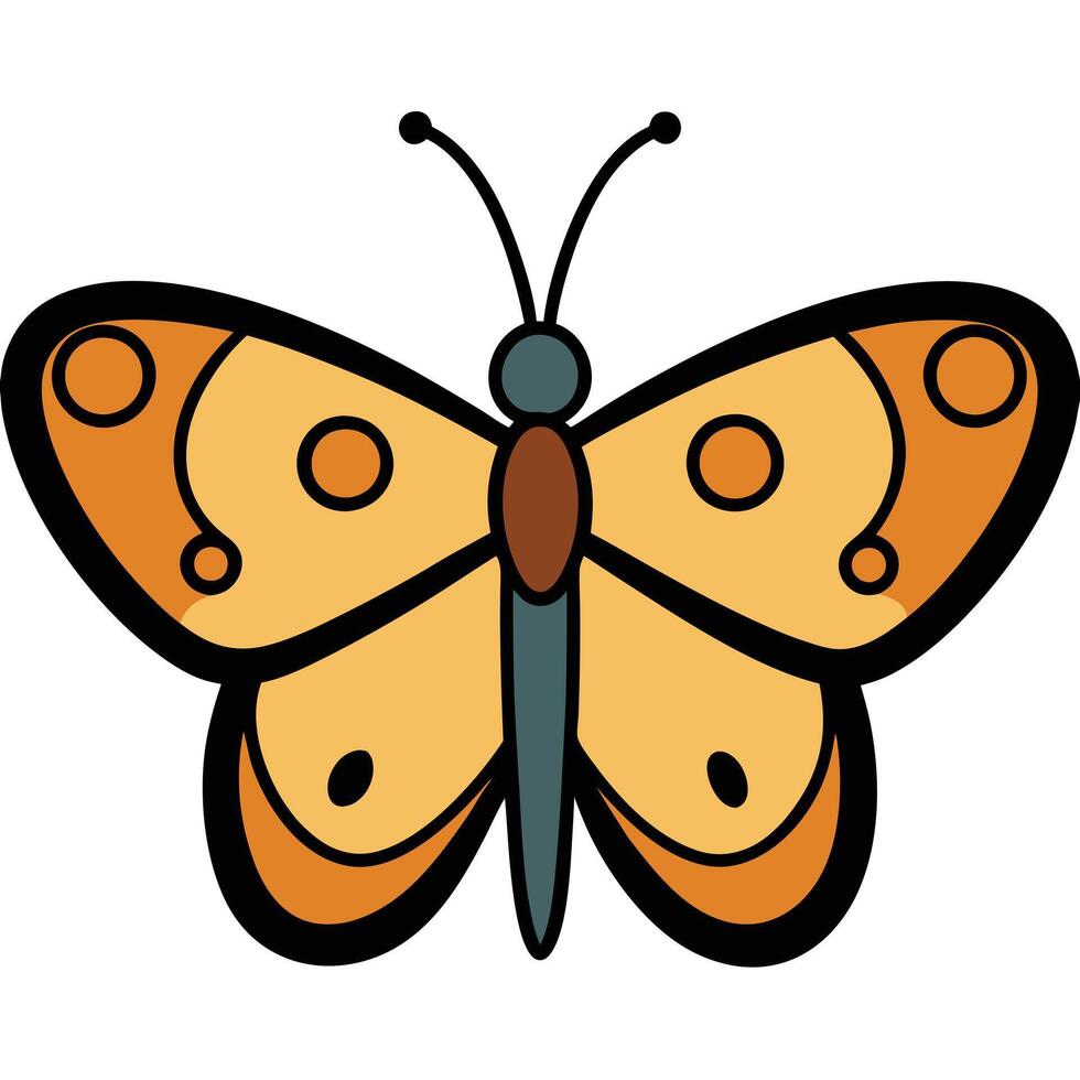 Butterfly clipart illustration vector