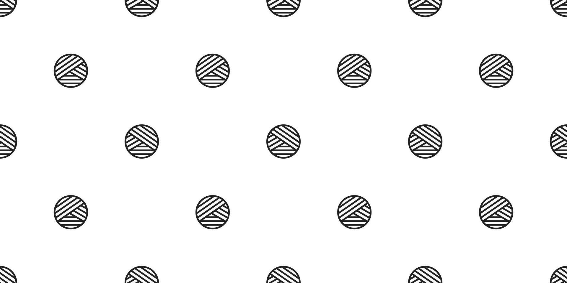 yarn ball seamless pattern cat kitten toy pet cartoon doodle scarf isolated tile background repeat wallpaper gift wrapping paper illustration design vector
