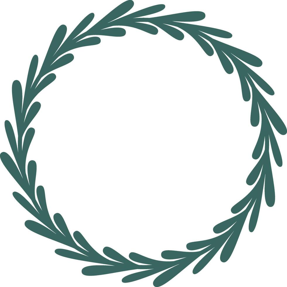 Laurel Wreath Frame vector
