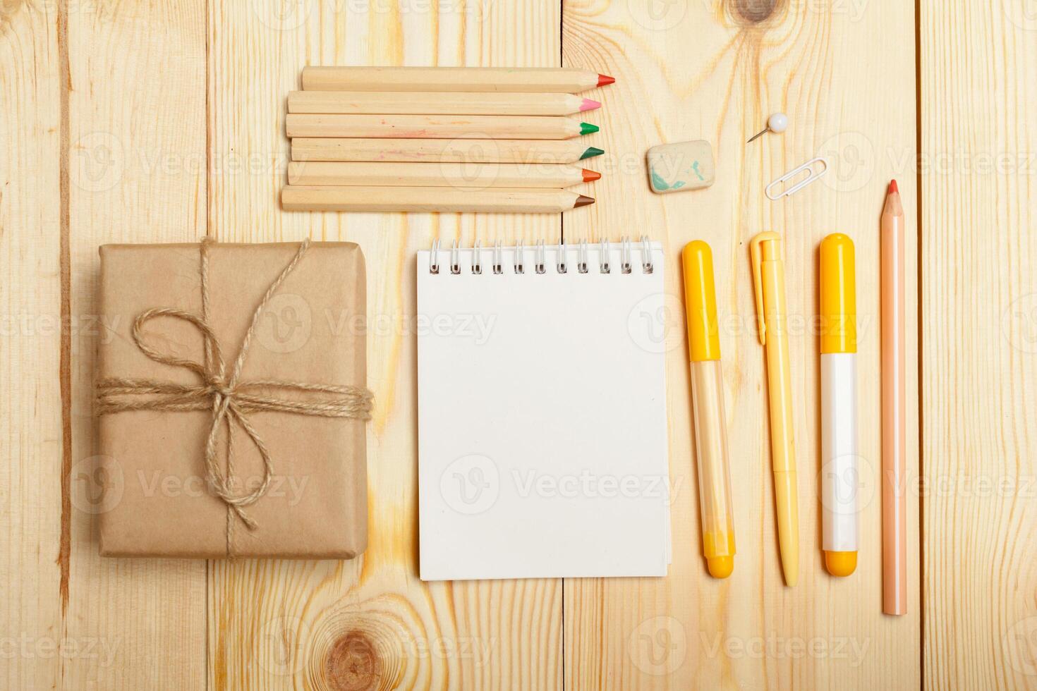 Different school supplies photo