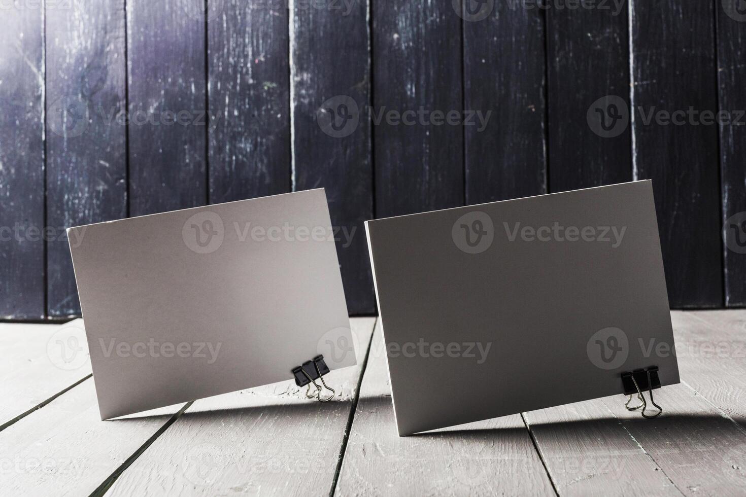 Business cards blank mockup photo