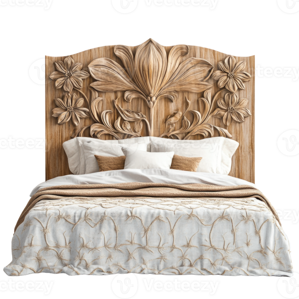 Headboard on Transparent background png