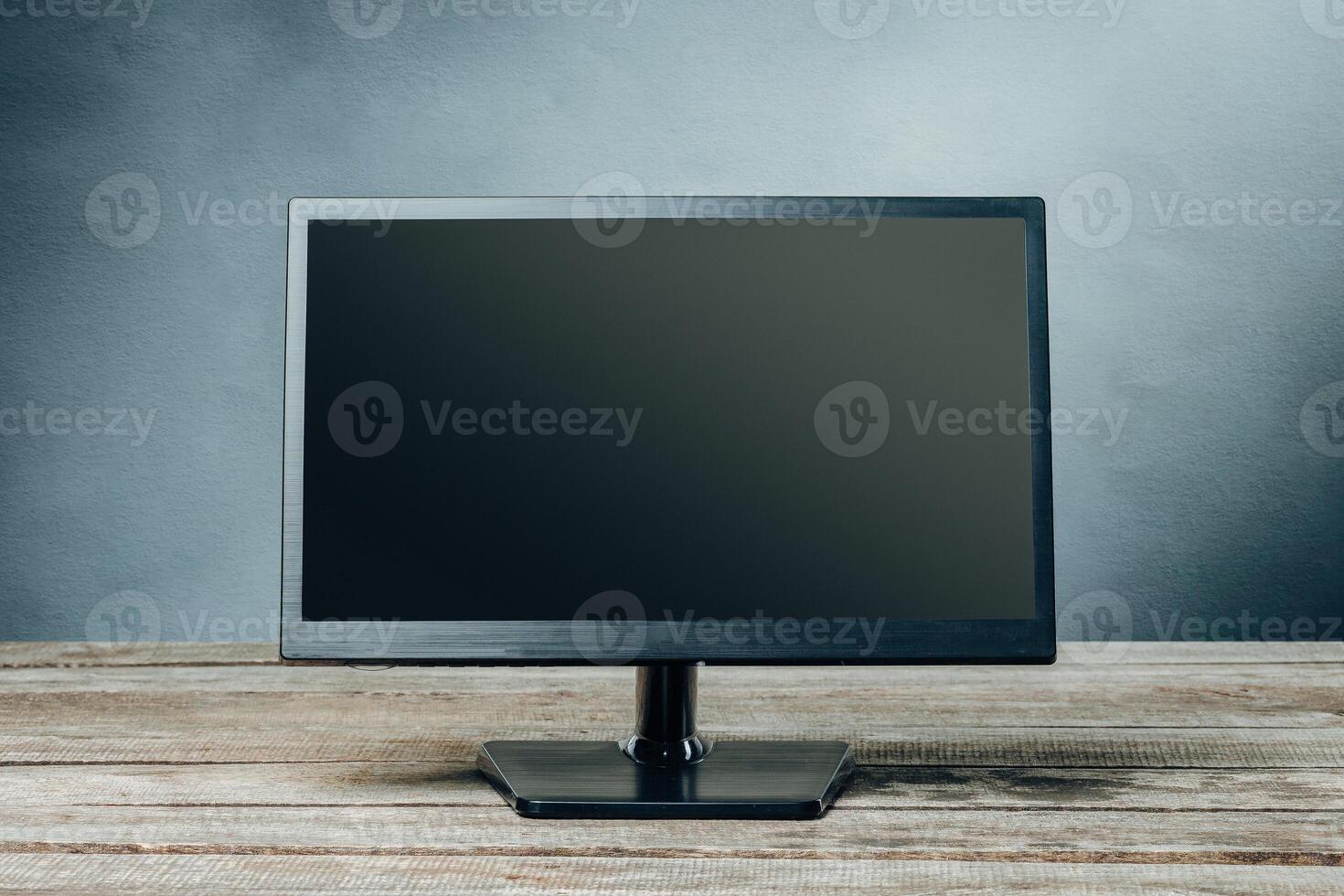 Working place with a computer photo