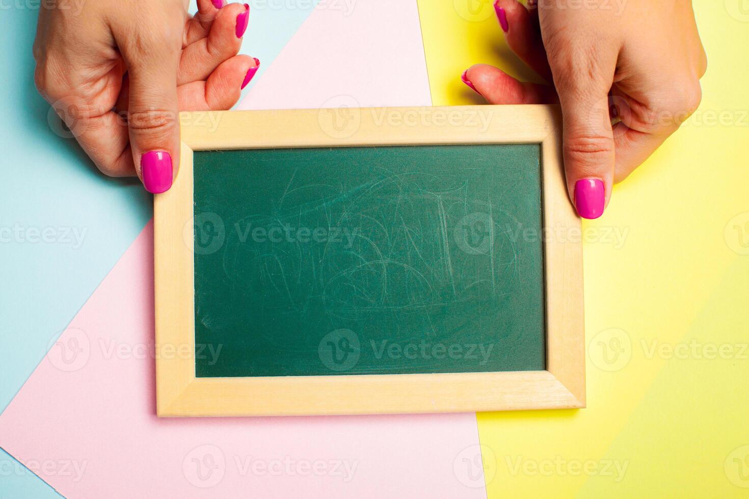 blank slate blackboard photo