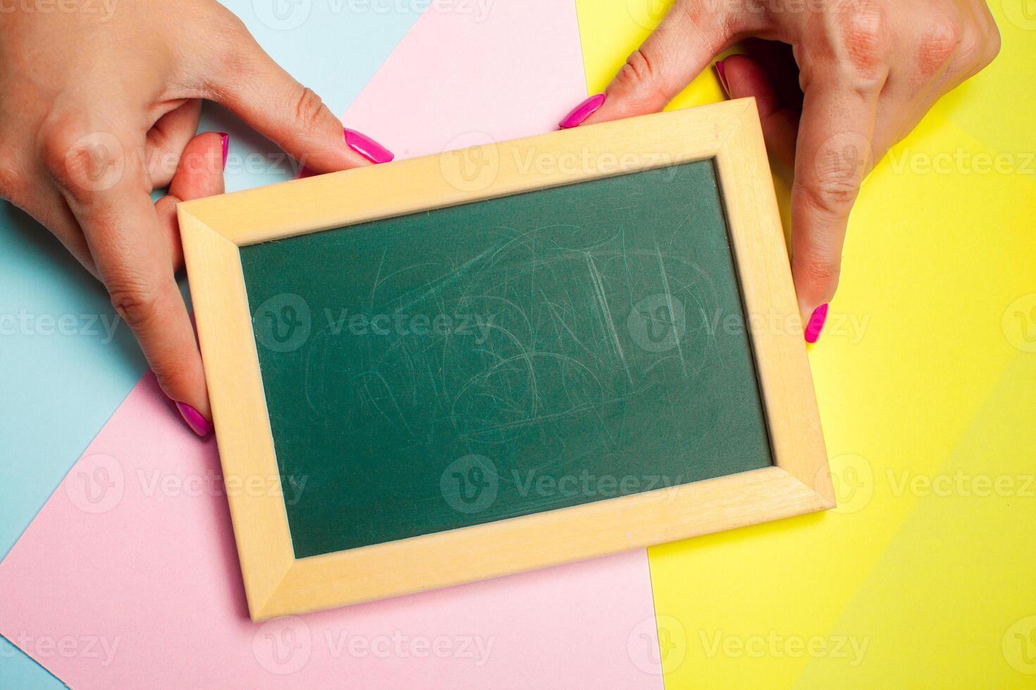 blank slate blackboard photo