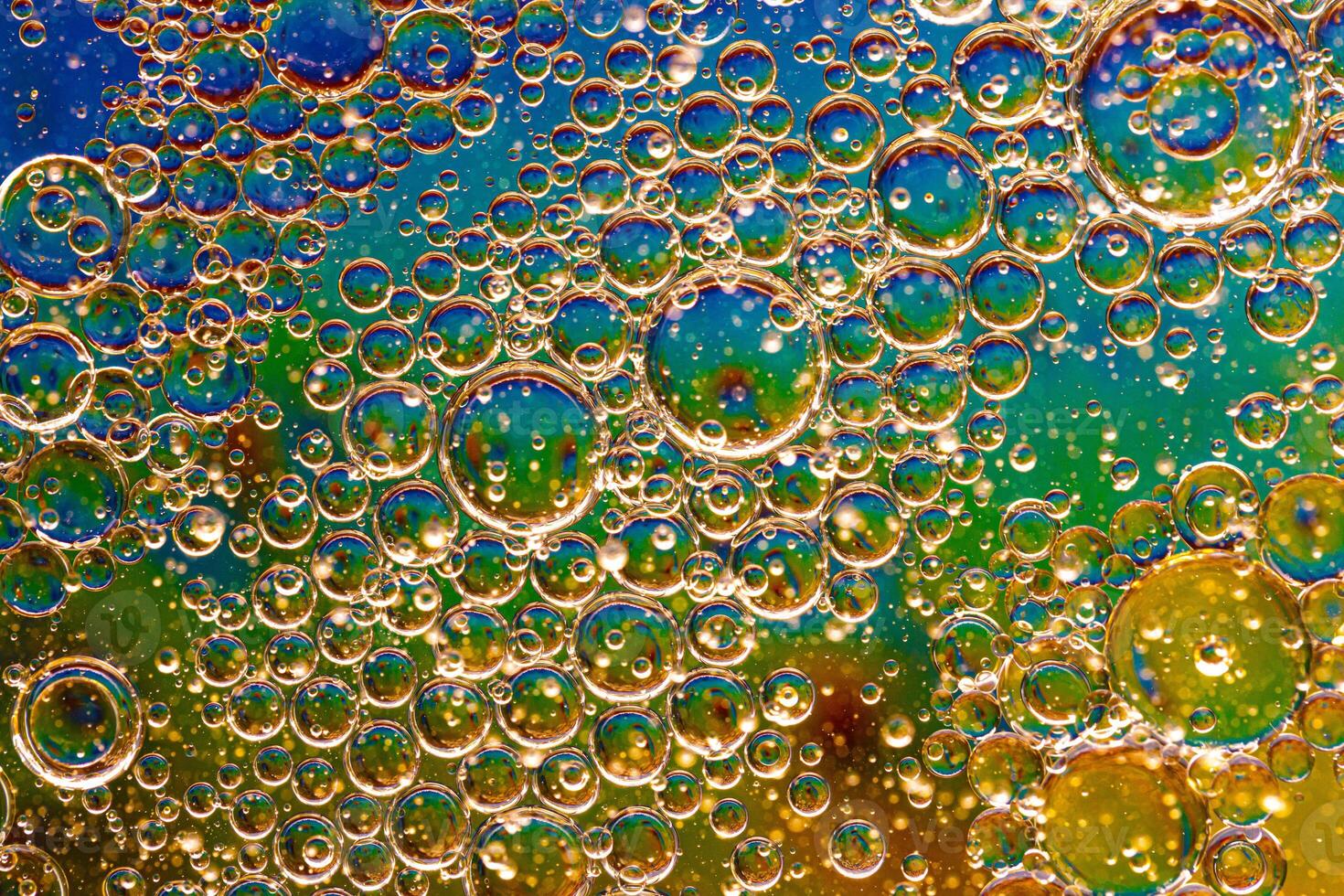 Colorful background with bubbles. Abstract background. Close up. photo