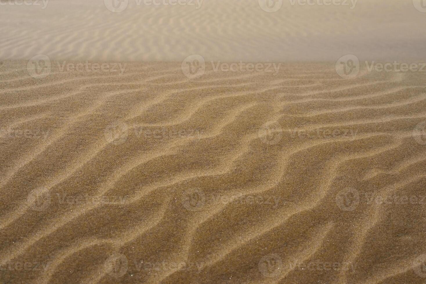 Sand textured pattern with copy space. Abstract background wallpaper. Sand waves in a desert dune photo