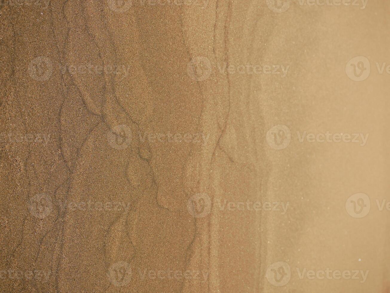 Sand textured pattern with copy space. Abstract background wallpaper. Sand waves in a desert dune photo