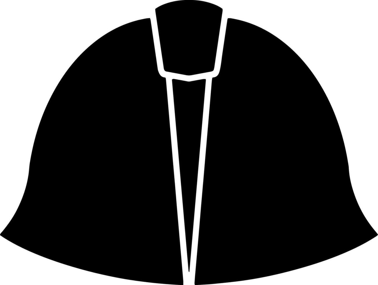Jockey hat icon Black stencil clipart vector