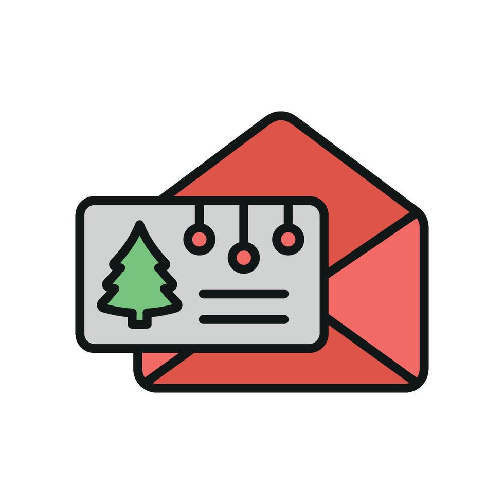 Christmas card celebration event list party vector