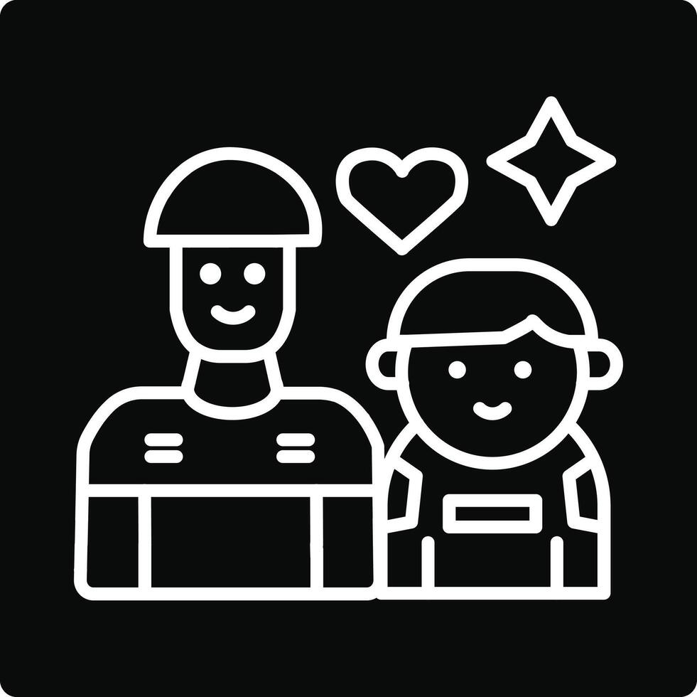 Father Illustration Icon vector