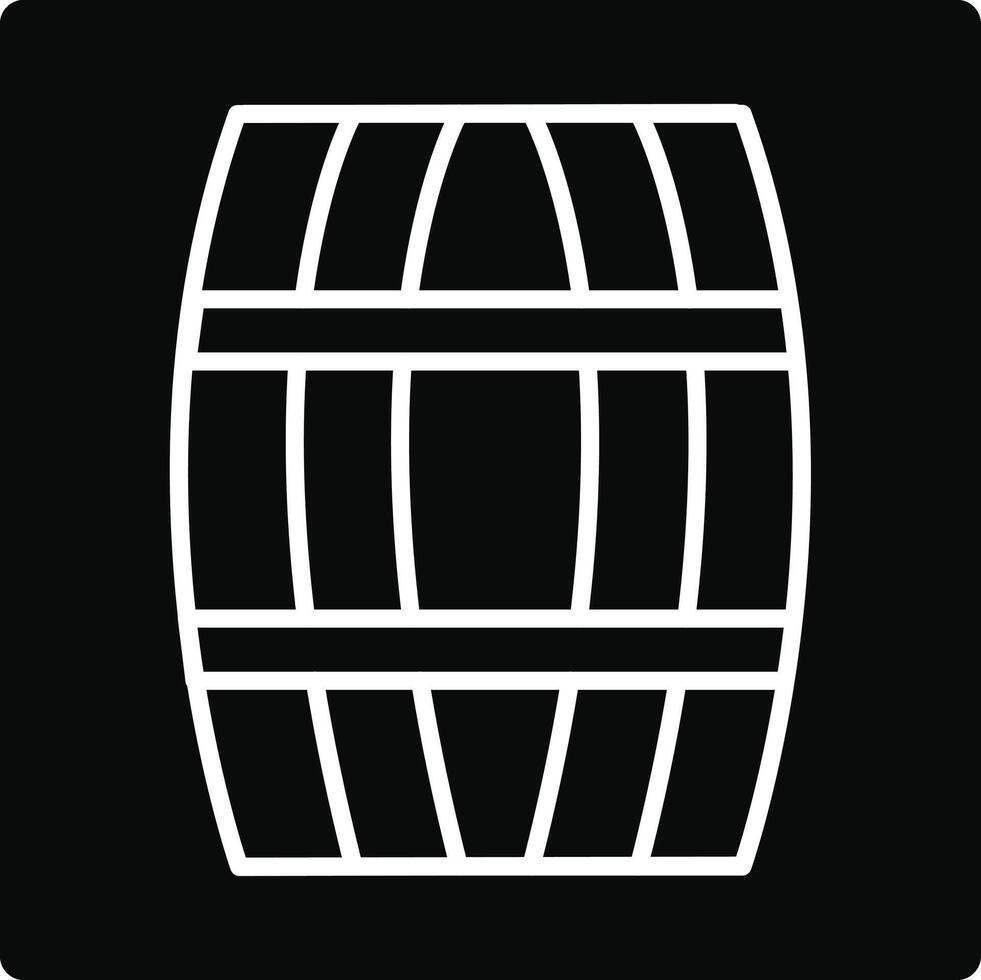 Barrel Illustration Icon vector