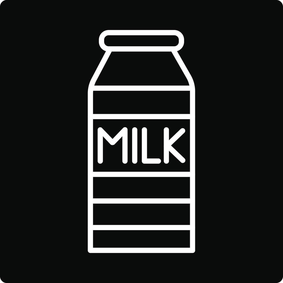 Milk Illustration Icon vector