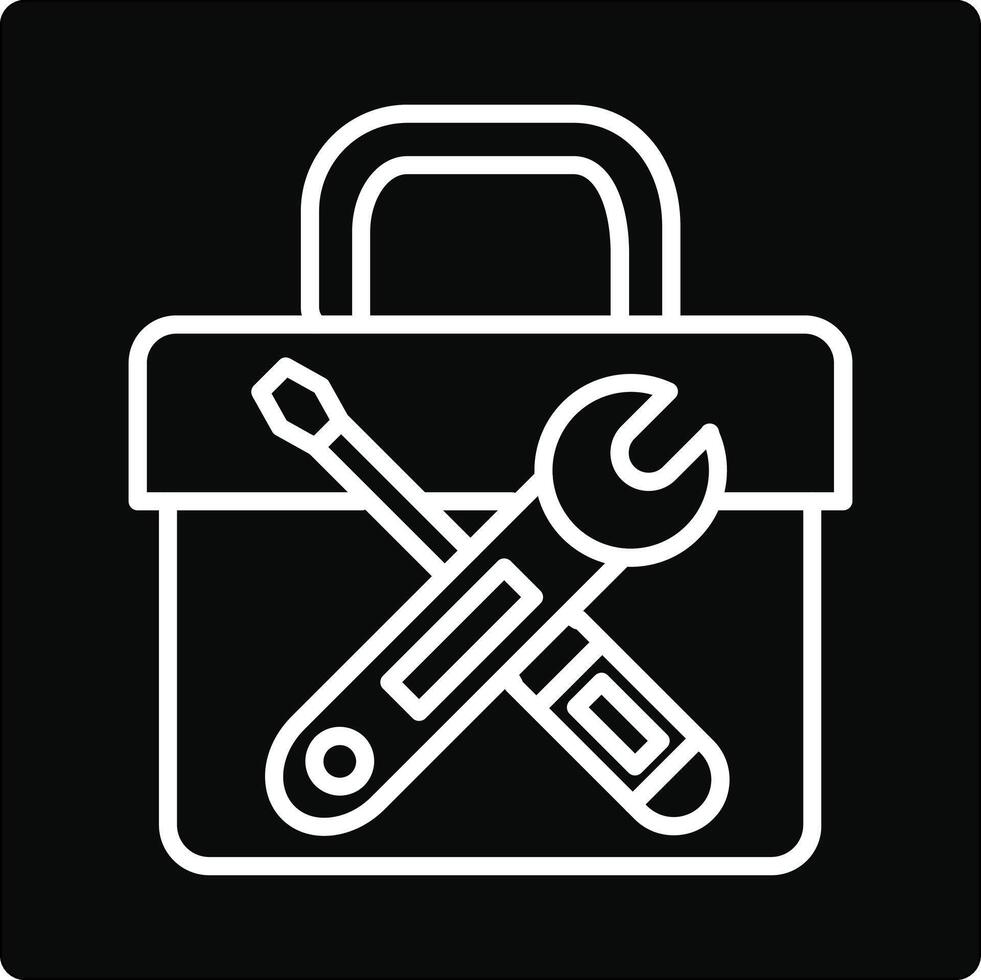 Tool Box Illustration Icon vector