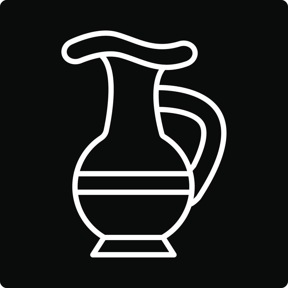 Pitcher Illustration Icon vector