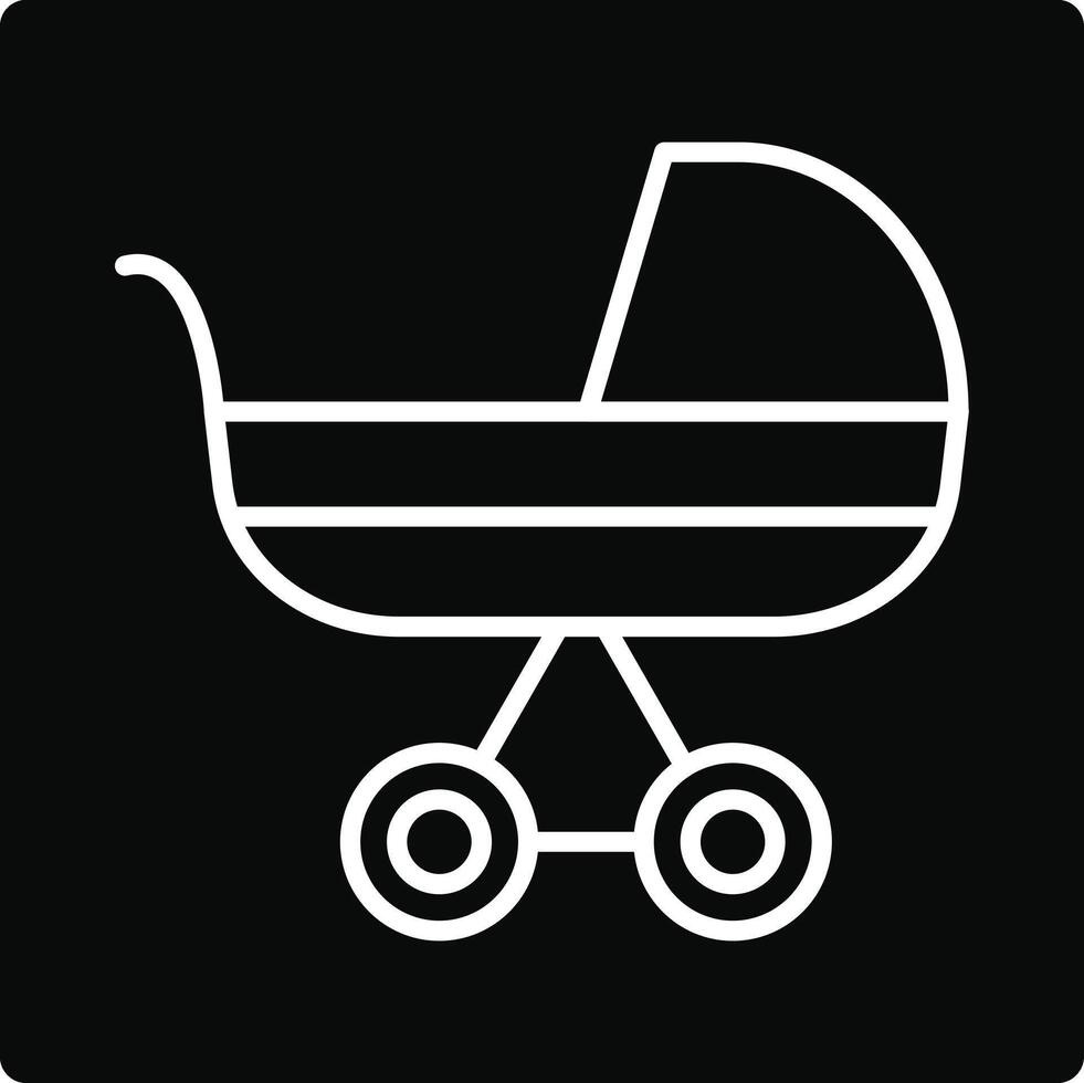 Stroller Illustration Icon vector