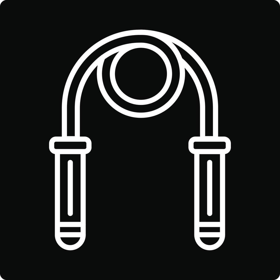 Skipping Rope Illustration Icon vector