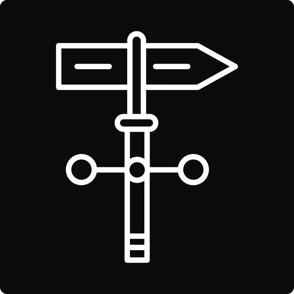 Weather Vane Illustration Icon vector