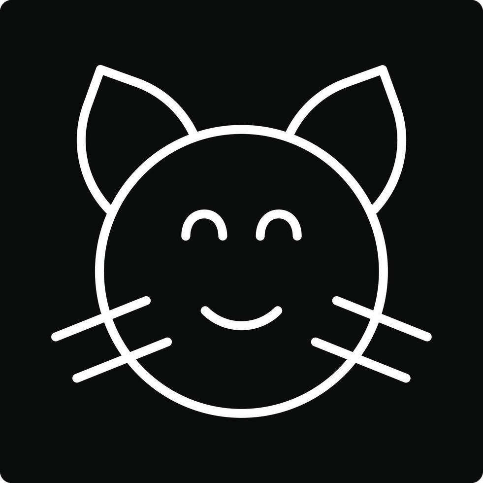 Cat Illustration Icon vector