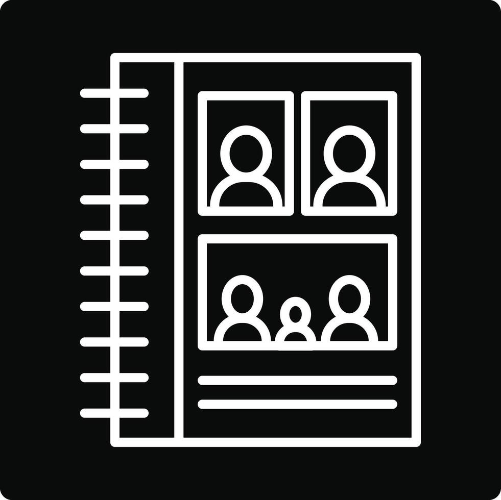 Family Book Illustration Icon vector