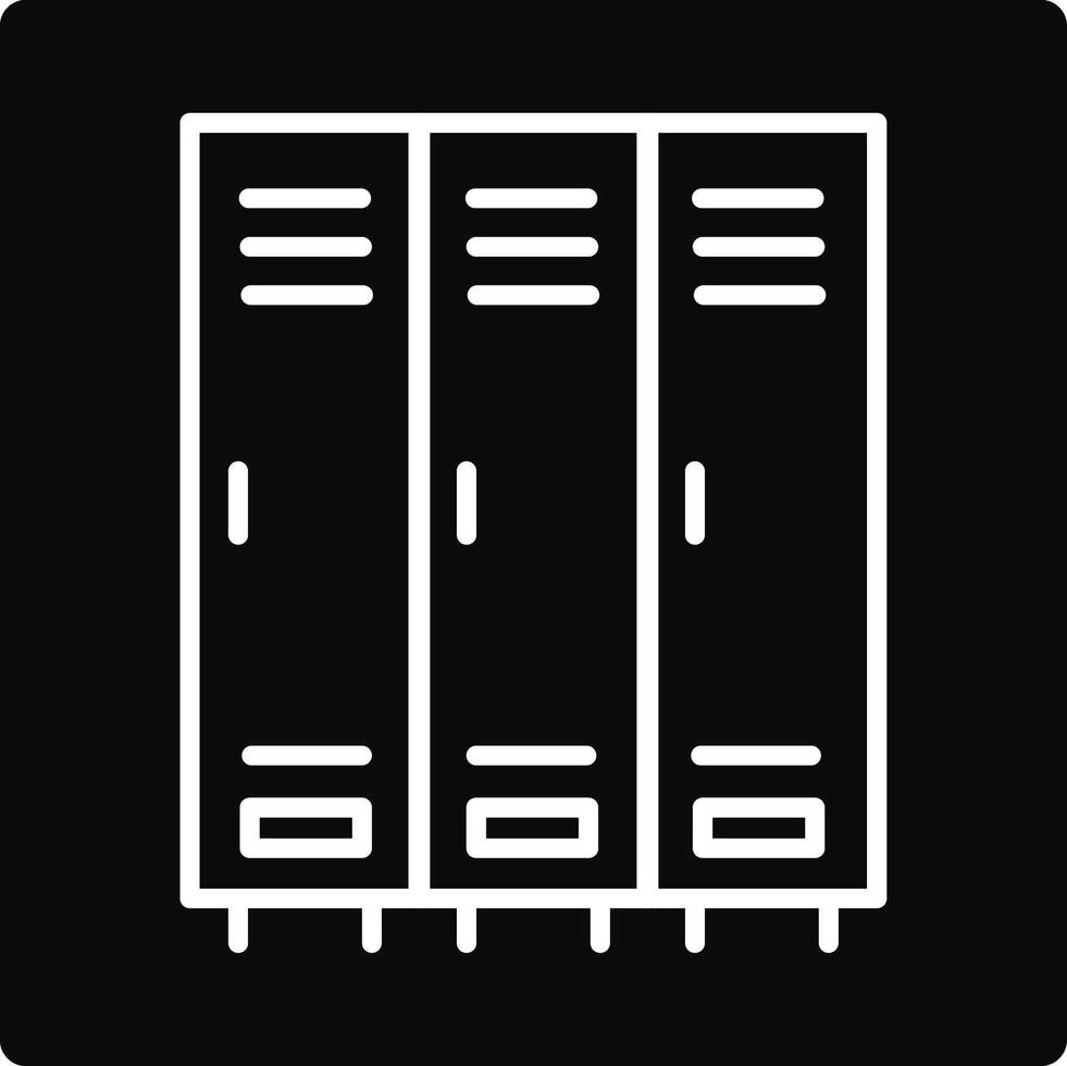 Locker Illustration Icon vector