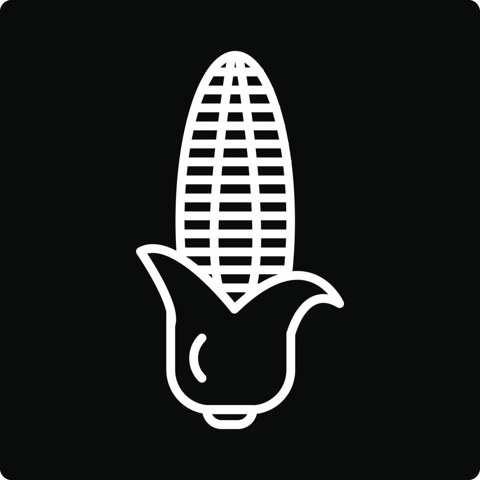 Corn Illustration Icon vector